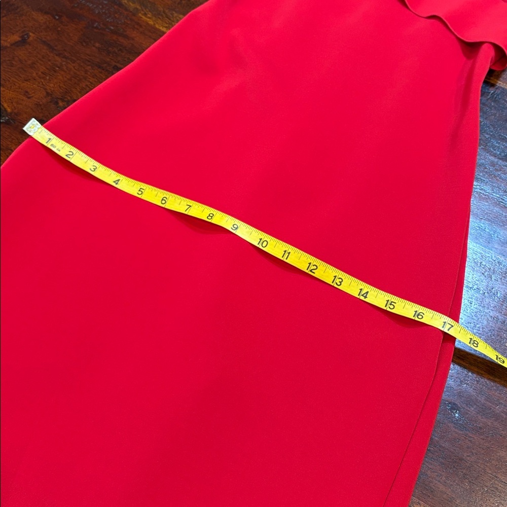 Ralph Lauren Collection Red Cross Front Off-the-Shoulder Cocktail Dress size 4 - Picture 12 of 13